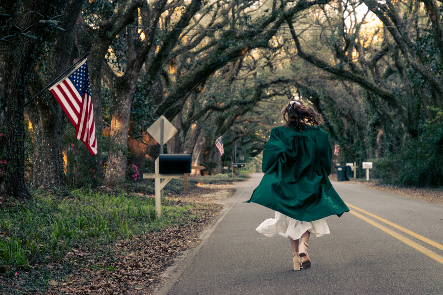 Graduation portrait