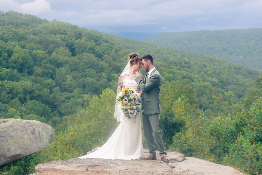 Engagement and wedding portrait