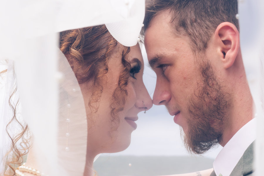 Engagement and wedding portrait