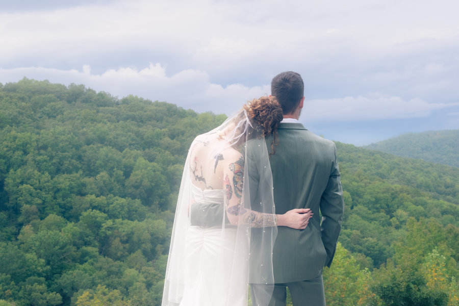 Engagement and wedding portrait