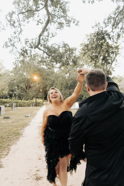 Engagement and wedding portrait